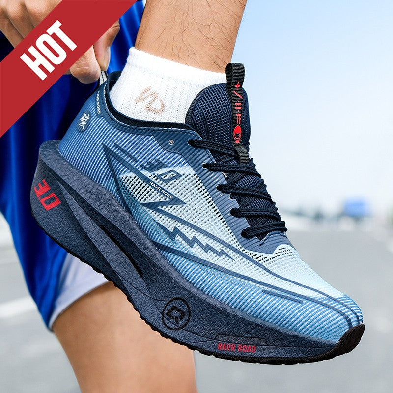 NEW Running Shoes Men Sports Marathon Carbon Plate Breathable Lightweight Women Comfortable Athletic Leisure Sneakers Footwear