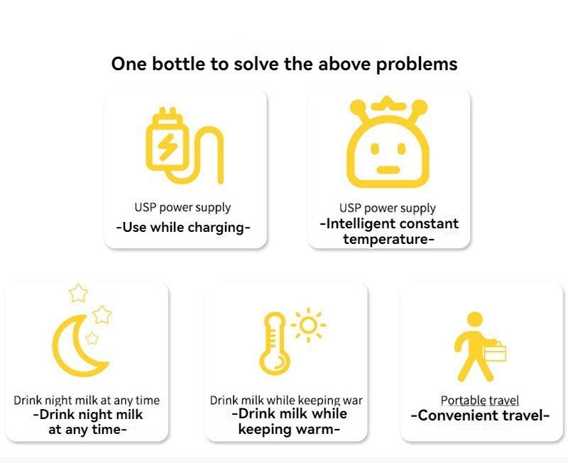 New Portable Heating Constant Temperature Bottle Insulation Sleeve Baby Bottle Insulation Warmer Winter Children's Product