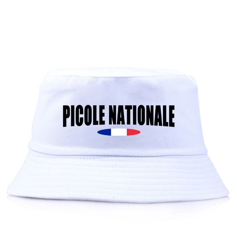 Summer Picole Nationale Bob Man Reversible Bucket Hat Women Cotton Fisherman Cap Unisex Outdoor Sport Sun Activities Panama