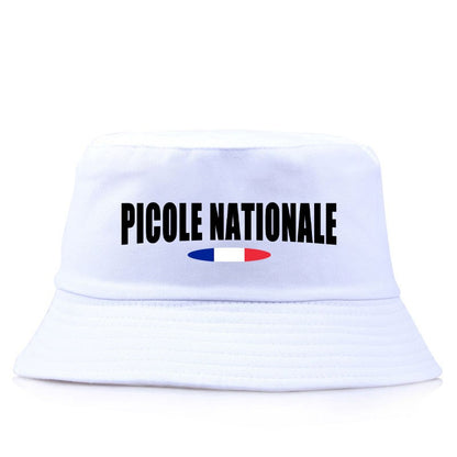 Summer Picole Nationale Bob Man Reversible Bucket Hat Women Cotton Fisherman Cap Unisex Outdoor Sport Sun Activities Panama