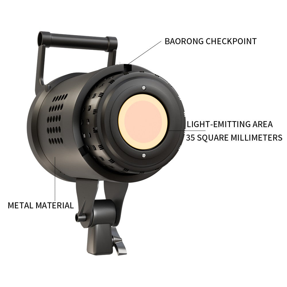 Lâmpada LED de vídeo de 135W para fotografia 8300 CY, luz diurna balanceada, para retrato, flash de estúdio, acessórios para YouTube, presente para live
