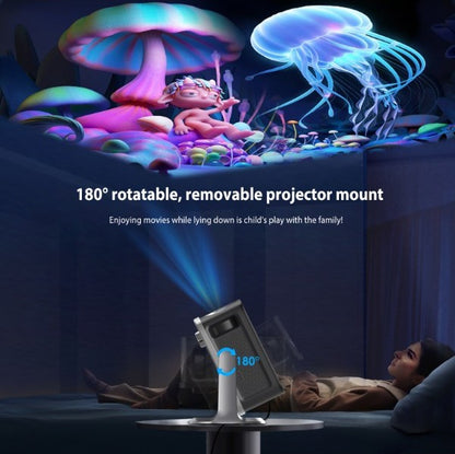 Projetor XIWBSY 2025 Novo T08 35000 Lumens para Filmes à Luz do Dia Android 12.0 Smart Projetor 8K Decodificação Foco Automático