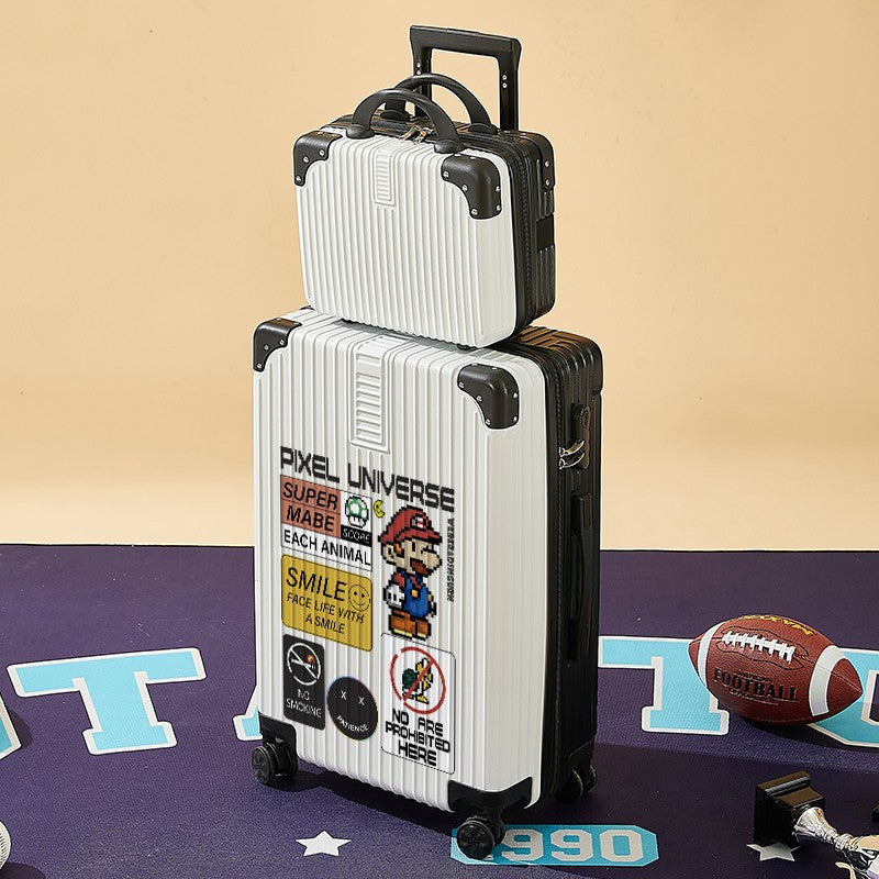 2025 New Large-capacity Suitcase 20/22/24/26/28-inch Cart Box Travel Boarding Case Portable Trolley Suitcase Roller Suitcase