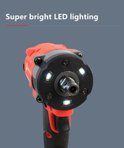 Compatível com para Bateria Milwaukee 18V Chave Elétrica Sem Fio Parafusadeira Furadeira de Impacto Sem Escova Ferramentas Elétricas Reparo de Carros Caminhões