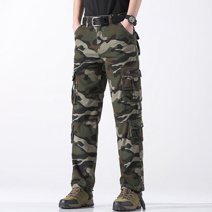 Men's Work Pants 2025 New Camouflage Pants Military Style Pants Multiple Pockets Tactical Pants Outdoor Sports Winter Pants