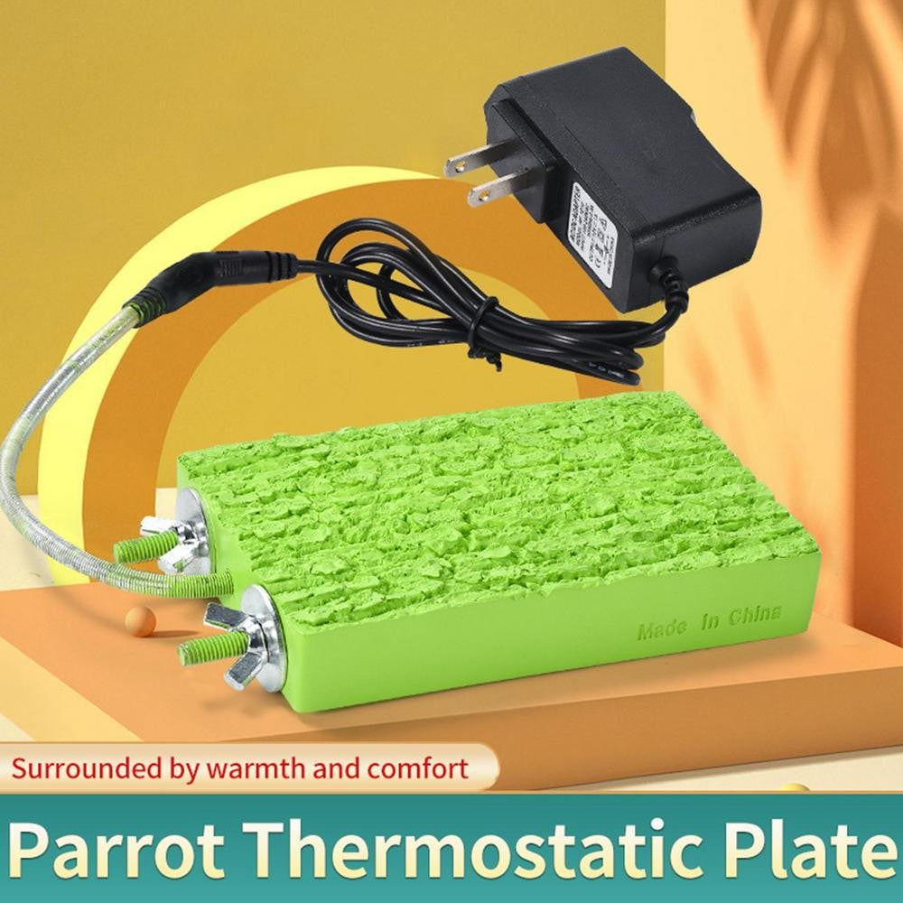 Aquecedor de Gaiola de Pássaros Thermo Perch Aquecedor de Papagaio Suporte de Aquecimento para Pássaros Aquecedor de Pássaros Anti Mordida Automático Snuggle Up para Calopsitas Periquitos
