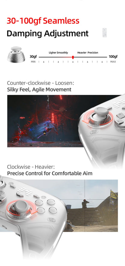 Beitong Kunpeng 70 Elite: AI-Enhanced Wireless Controller with Adaptive Triggers for Switch 2, PC, Mobile & Teams