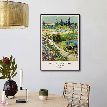 Vincent Van Gogh Writings Prints and Posters Great Work The Starry Night Canvas Painting Decorations for Living Room Wall Art