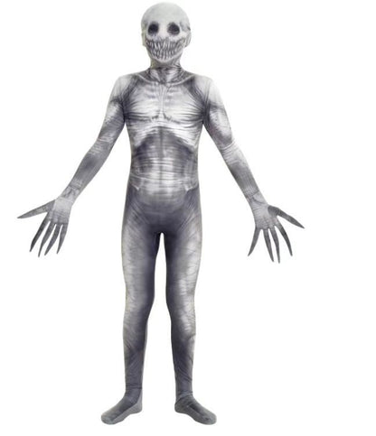Halloween Cosplay Costume Skeleton Jumpsuit Monster Bodysuit Adult Kids Horror Style Cosplay Garment