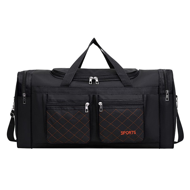 Men Nylon Travel Duffel Bag Large Capacity Handbag Portable Outdoor Carry Luggage Convenient Practical Male's Weekend Gym Bag