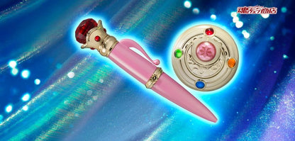 Em Estoque Original BANDAI PROPLICA Moon Stick Broche de Transformação Caneta de Disfarce Estrela de Cristal Figura Anime Sailor Moon Modelo de Brinquedo