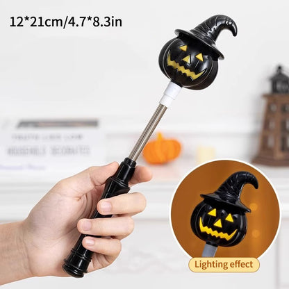 Halloween Pumpkin Hand Shaker Halloween Party Favor Gifts Halloween Glowing Hand Shaker Decor Mexico Day of The Dead Party Gifts