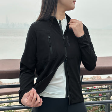 WOSAWE Women's Cycling Jacket Windbreaker Windproof Bike Vest Running Riding MTB Road Bike Tops