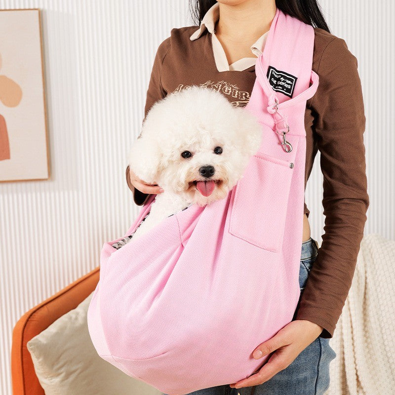 Bolsa de Ombro Transversal Confortável para Cães, Bolsa Portátil de Viagem para Gatos e Filhotes, Acessórios para Transporte de Animais de Estimação