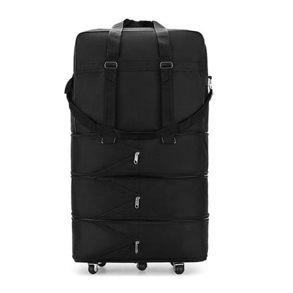 Mala Expansível Dobrável de Viagem com Rodas para Homens e Mulheres
