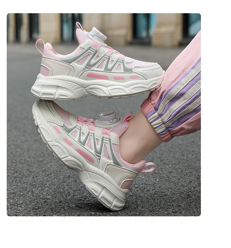 Hot Sell Children Shoes Size 28-39 Boys Fashion Sneakers Girls Sport Running Shoes Kids Breathable Casual Trainers Outdoor Shoes