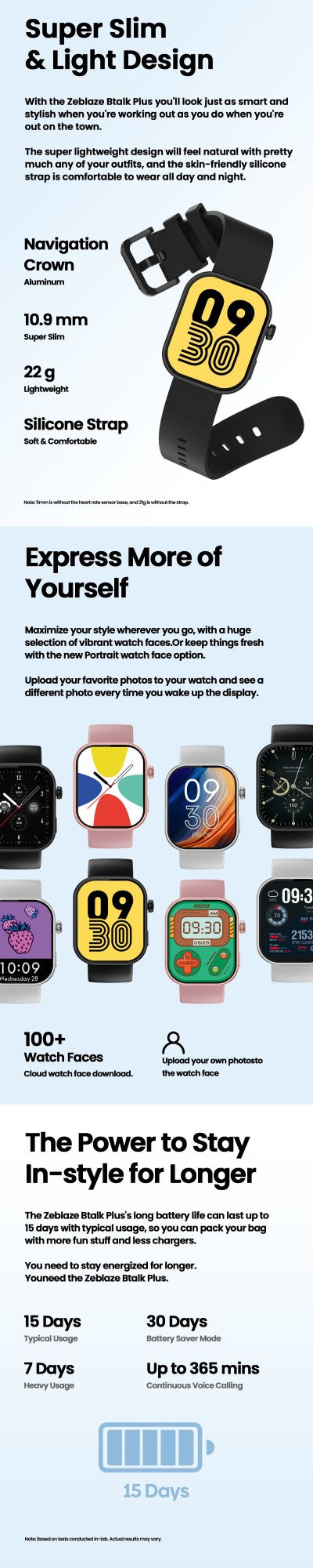 Novo Smartwatch Zeblaze Btalk Plus com Chamada de Voz, Tela Colorida HD de 2,03'', Monitoramento de Saúde e Fitness para Homens e Mulheres