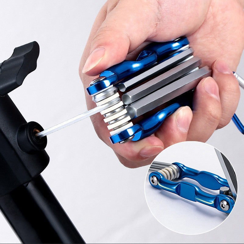 Sistema Métrico de Metal Torx Chave Hexagonal Chave de Fenda Chave Allen Ferramenta Manual de Alta Qualidade Dobrável Portátil Conjunto de Chaves Allen