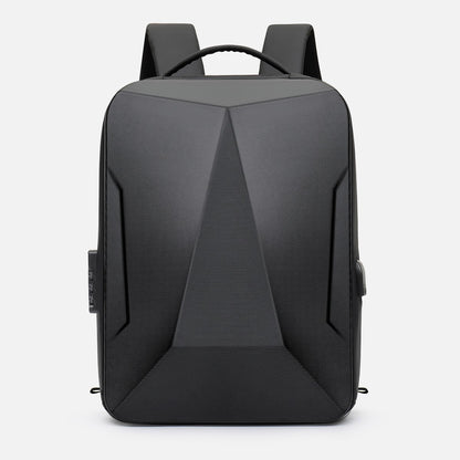 Men's Expandable Computer Backpack Large Capacity Business Travel Trip Luggage Bag E-Sports Game Hard Shell Backpack