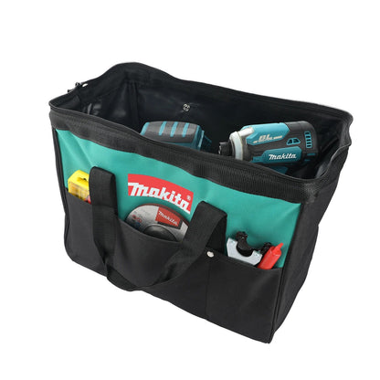 Jogo de ferramentas parafusadeira Makita DTD172 sem escova com bolsa de armazenamento durável, oferecendo potência e conveniência