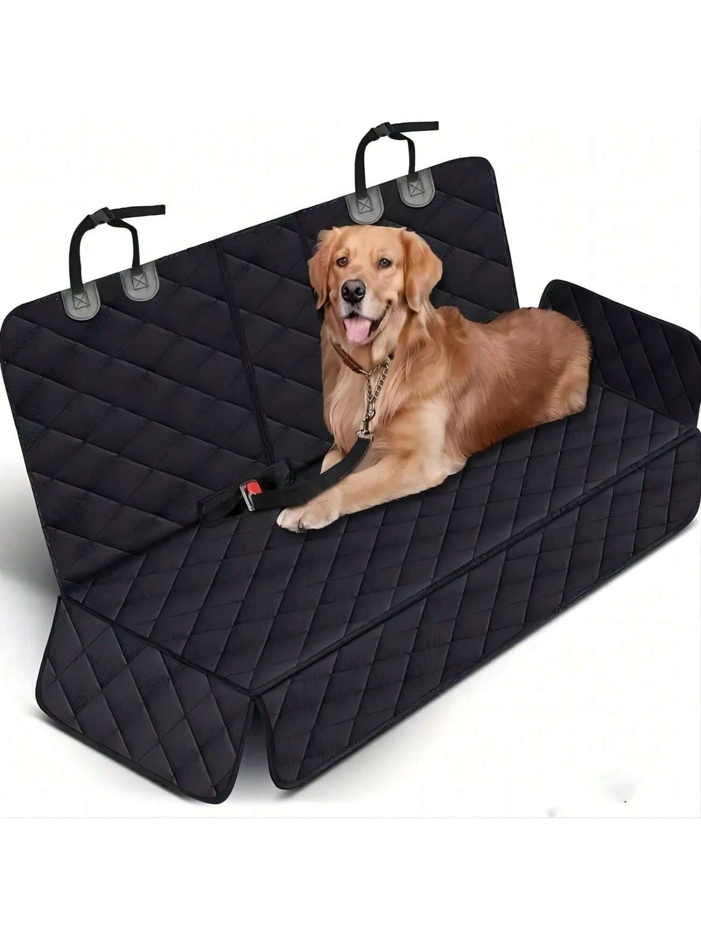 Capa de Assento de Carro para Cães, Transportador de Pets, Colchão Protetor de Assento de Carro Impermeável para Cães com Apoio de Braço Central