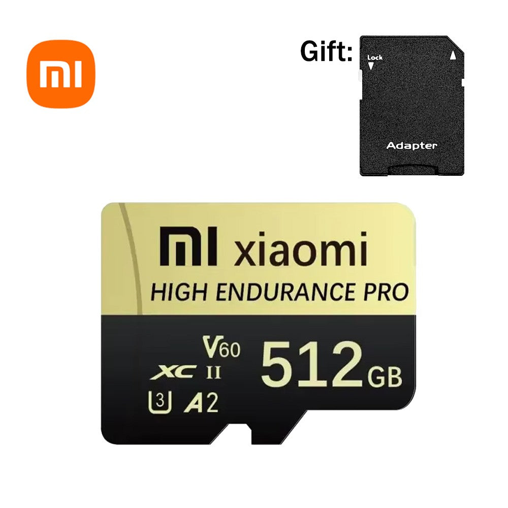 Cartão Micro TF Xiaomi Ultra 512GB 256GB Mini Cartão de Memória SD 2TB 1TB Cartão SD Memória 128GB Para Armazenamento de Arquivos de Alta Velocidade Cartões Flash