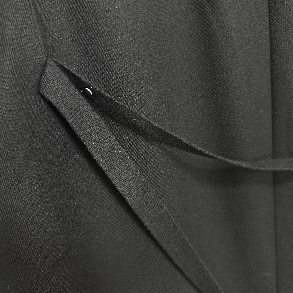 High Street Men's and Women's RO Dark Show Knitted Edge Splicing Sleeve Wide Shoulder Windbreaker Coat Medium Length Blazer Coat