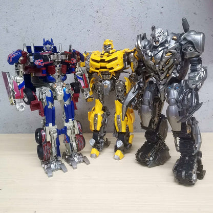 Brinquedos Robô Transformável 30CM Optimus Prime Star Commander Magatron Carro Bumblebe Boneco de Ação do Filme Modelo Anime de Deformação