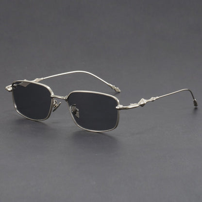 Óculos de Sol Retangulares Pequenos Femininos com Armação Fina, Óculos Anti-Luz Azul, Armações de Óculos Modernas, Óculos Vintage UV400 Gafas De Sol