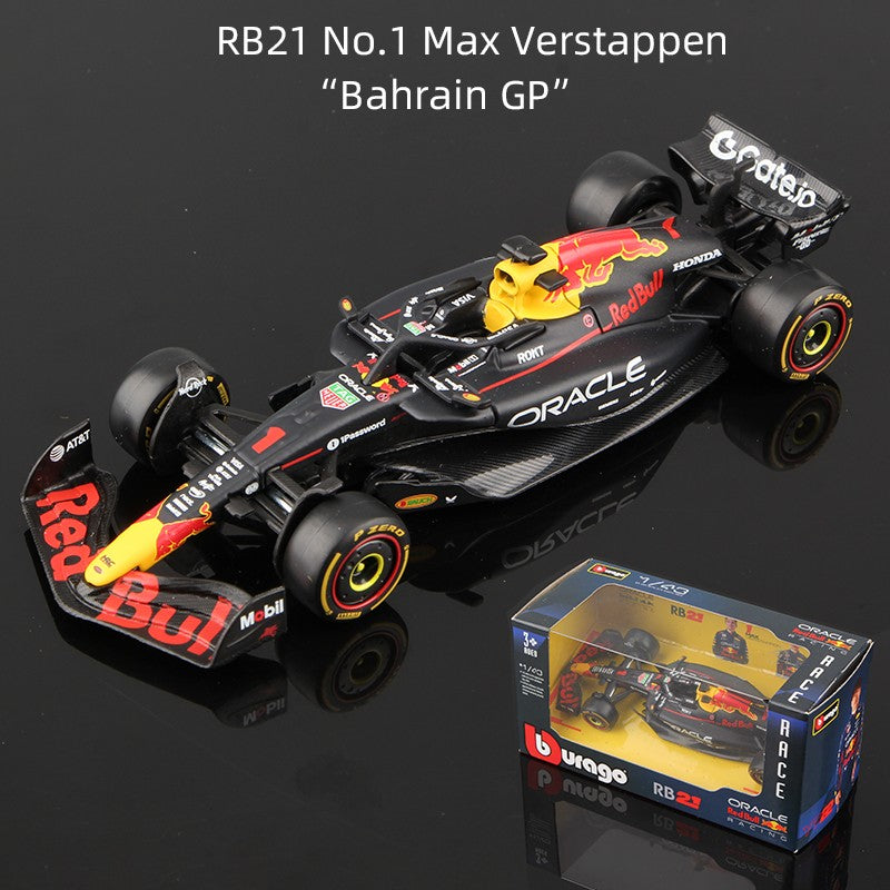 Bburago 1:43 2025 F1 Carro de Liga Modelo Fórmula Corrida Miniatura Brinquedo SF25 RB21 W16 MCL39 Red Bull Mercedes Ferrari McLaren