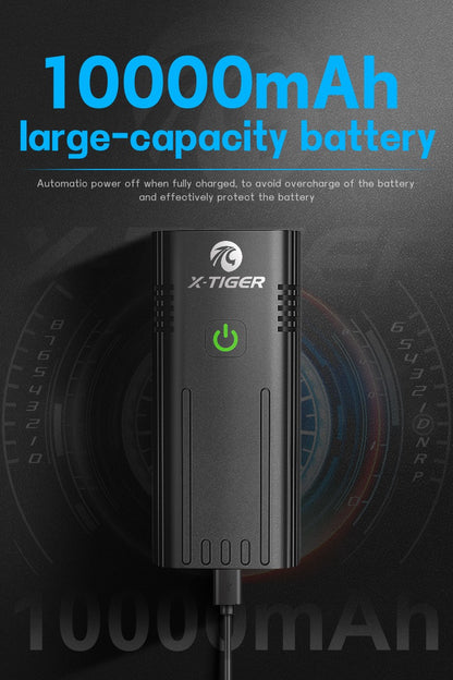 X-Tiger Bike Light Headlight Bicycle Lamp With Power Bank Rechargeable LED 5200mAh MTB Bicycle Light Flashlight Bike Accessories