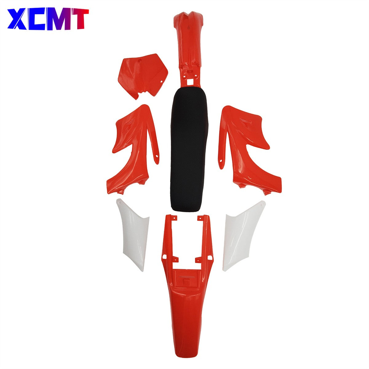 7 Cores Moto Apollo Infantil Bicicleta de Trilha Minimoto Acessórios Plásticos Carenagem Para-lamas Assento Almofada Kit Carroceria