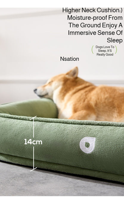 Cama para cachorro dupla-face grande extragrande casa de cachorro sofá canil cama quente de inverno macia de flanela para cães e gatos S-2XL acessórios para animais de estimação