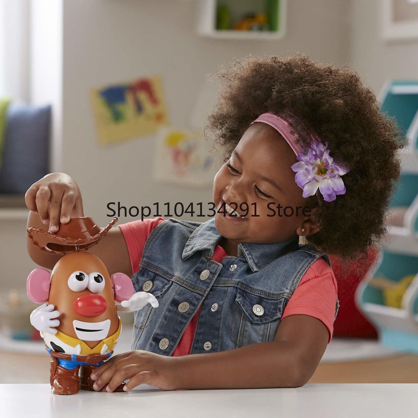 Coleção Original Disney Toy Story 4 Mr. Potato Head Mini Kit de Quatro Bonecos de Ação de Cinco Peças para Crianças Presente