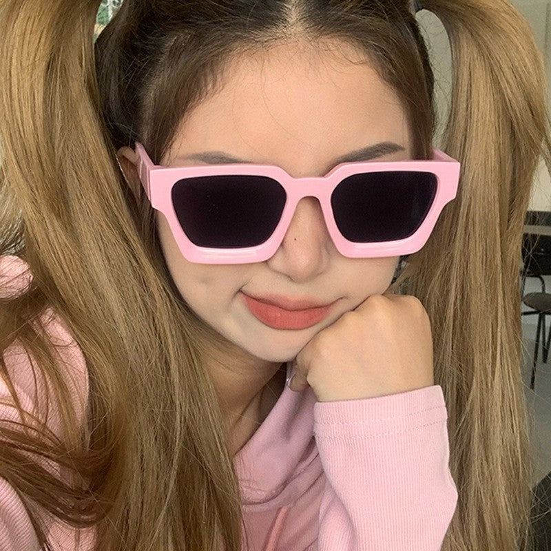 Fahion Vintage Small Square Sunglasses Men Women Retro Brand Designer Green Sun Glasses Unisex Ins Popular Shades Eyewear UV400