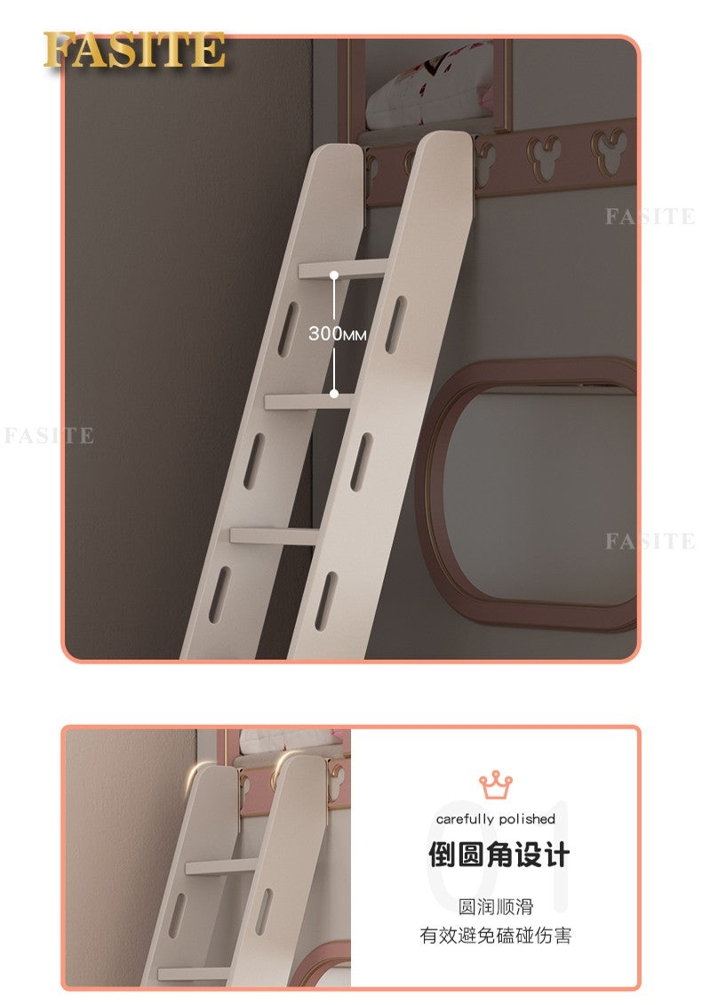 Cama de princesa castelo, cama infantil, quarto de menina, cama de casal, buraco de árvore, madeira maciça