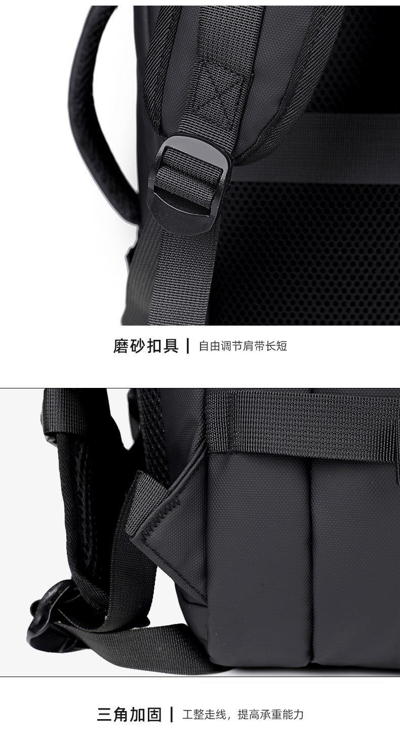 Backpack Men's Expandable Vacuum Compression Short-Distance Business Trip Large-Capacity Dry and Wet Separation Business Multi-Functional Backpack