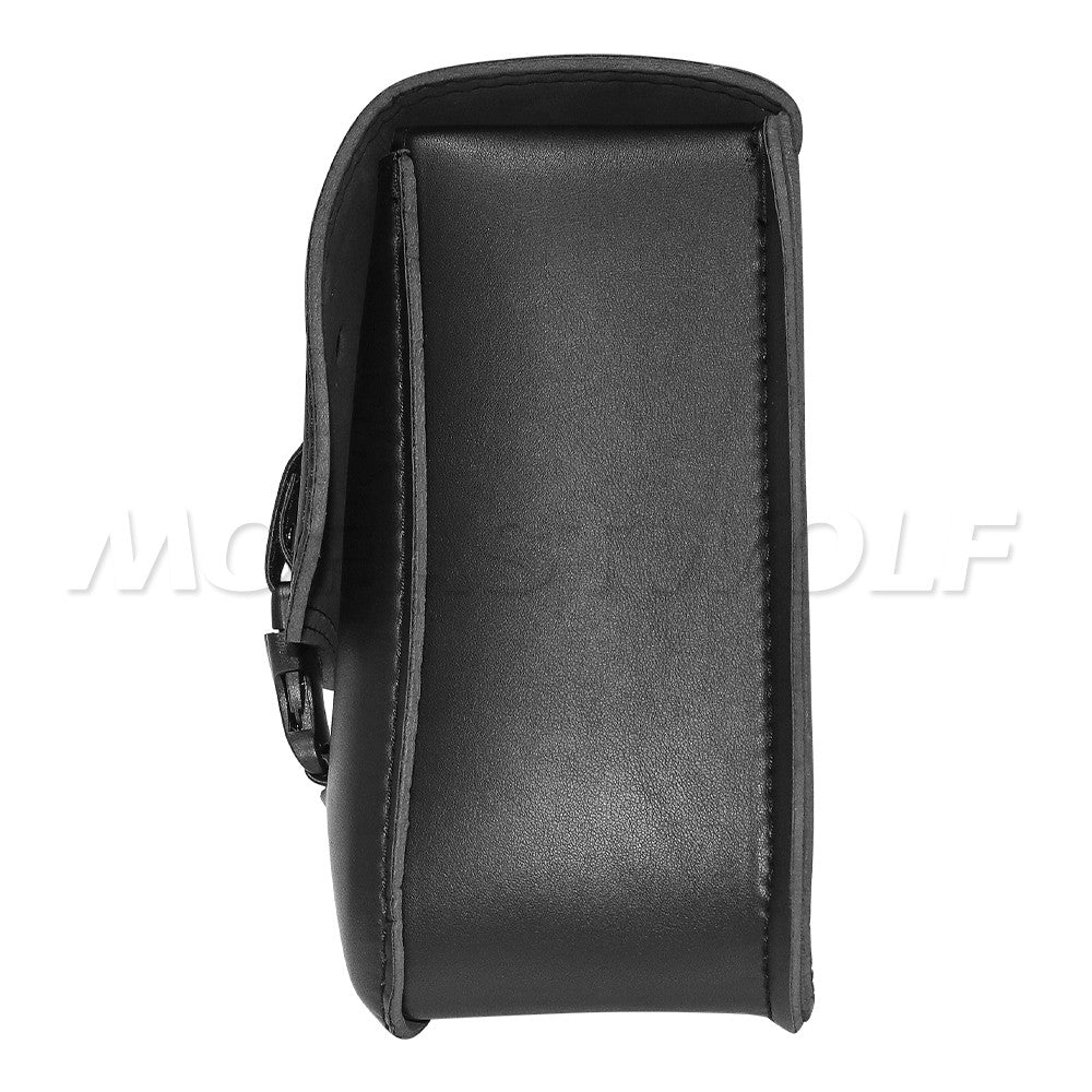 Universal Accessories Triangle Synthetic Leather Motorcycle Side Saddle Bag for Cafe Racer ATV For Harley Sportster XL 883/1200