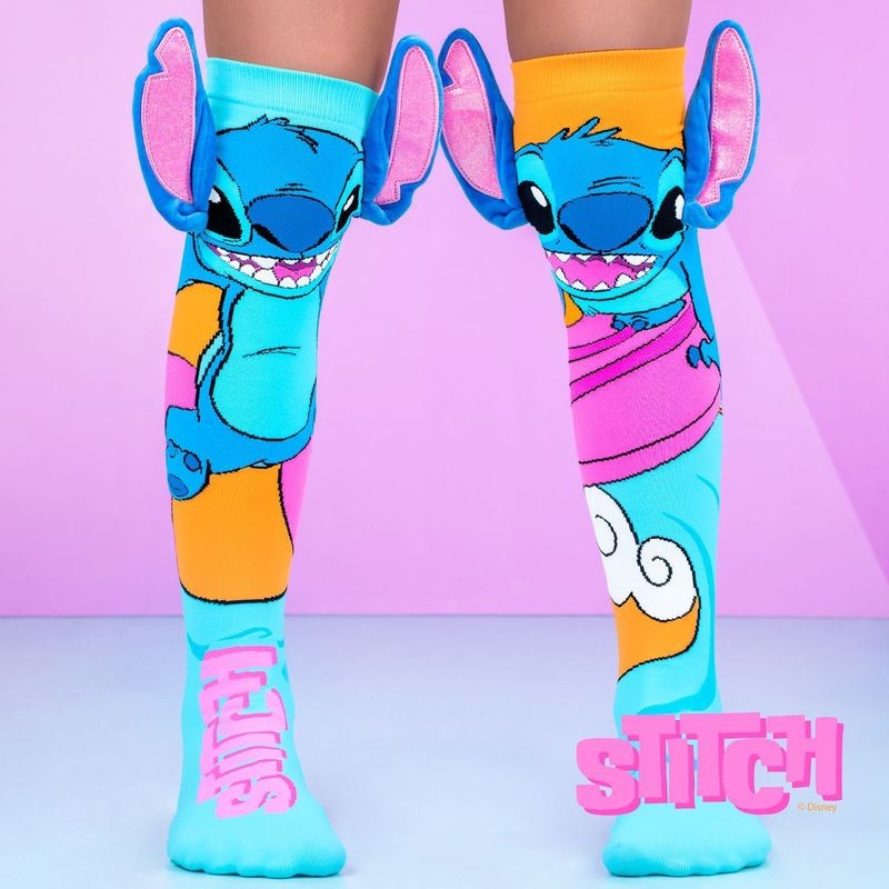 Presente de Natal Disney Menina Fofa Meia-Cano Médio Tridimensional Fashion Orelhas Artesanais Meias Artesanais Acessório Cosplay Mickey Minnie