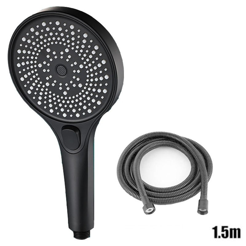 Chuveiro de tela grande com 3 modos de velocidade, acessórios portáteis para chuveiro, suprimentos de banheiro, kit completo de acessórios de chuveiro