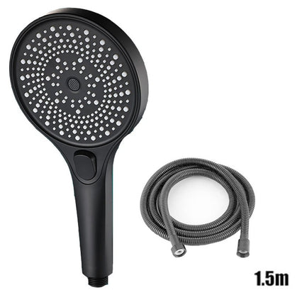 Chuveiro de tela grande com 3 modos de velocidade, acessórios portáteis para chuveiro, suprimentos de banheiro, kit completo de acessórios de chuveiro