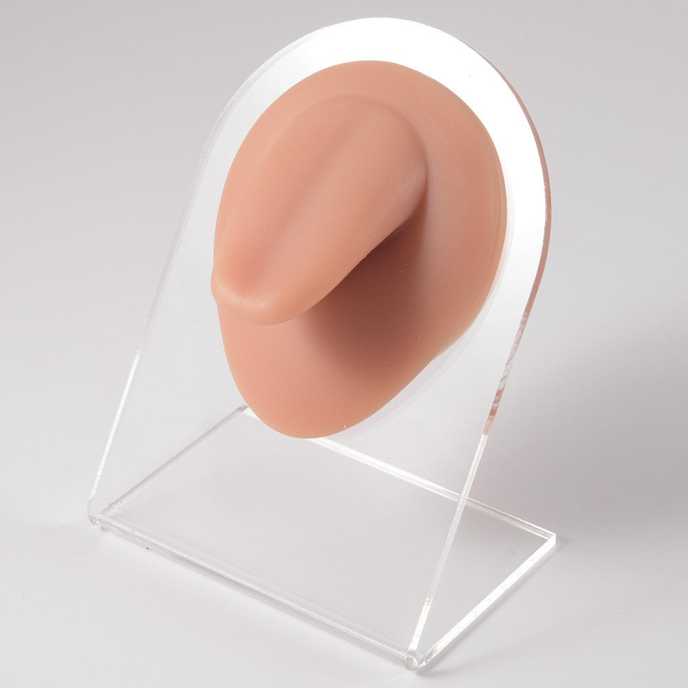 1PC Soft Silicone Simulation 1:1 Ear Nose Navel Nipple Model Practice Piercings Tools Jewelry Display Teaching Tool Accessories