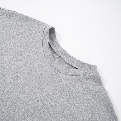 Fashion Casual Solid Gray Cropped T-shirt 2025 Woman Clothes O-neck Corset Tops Streetwear Girls Spring Summer Short Tee Shirts