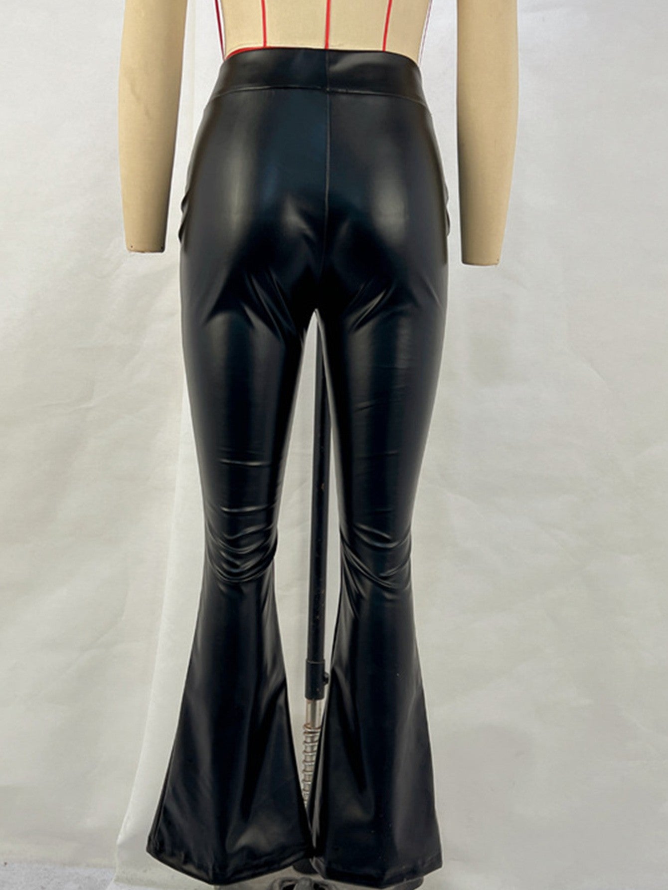 Sexy vintage black leather pants women new High Waist y2k Leather Club party streetwear pants fashion Slim harajuku PU trousers