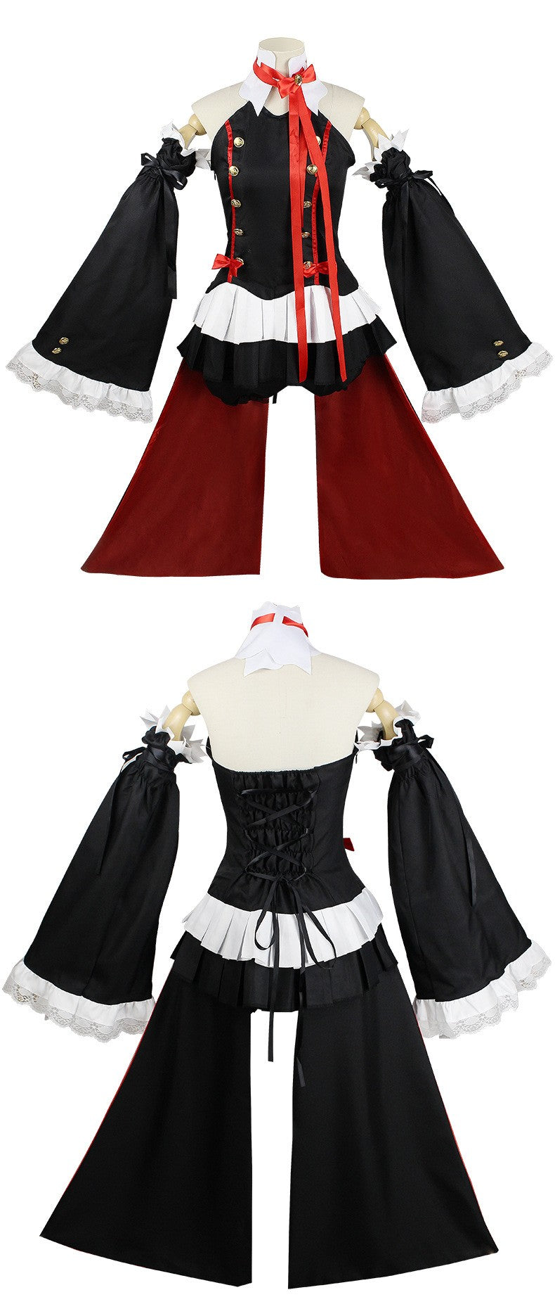 Krul Tepes Cosplay Anime Seraph Of The End Costume Wig Cosplay OwarI No Seraph Halloween Party Role Play Clothing Suit