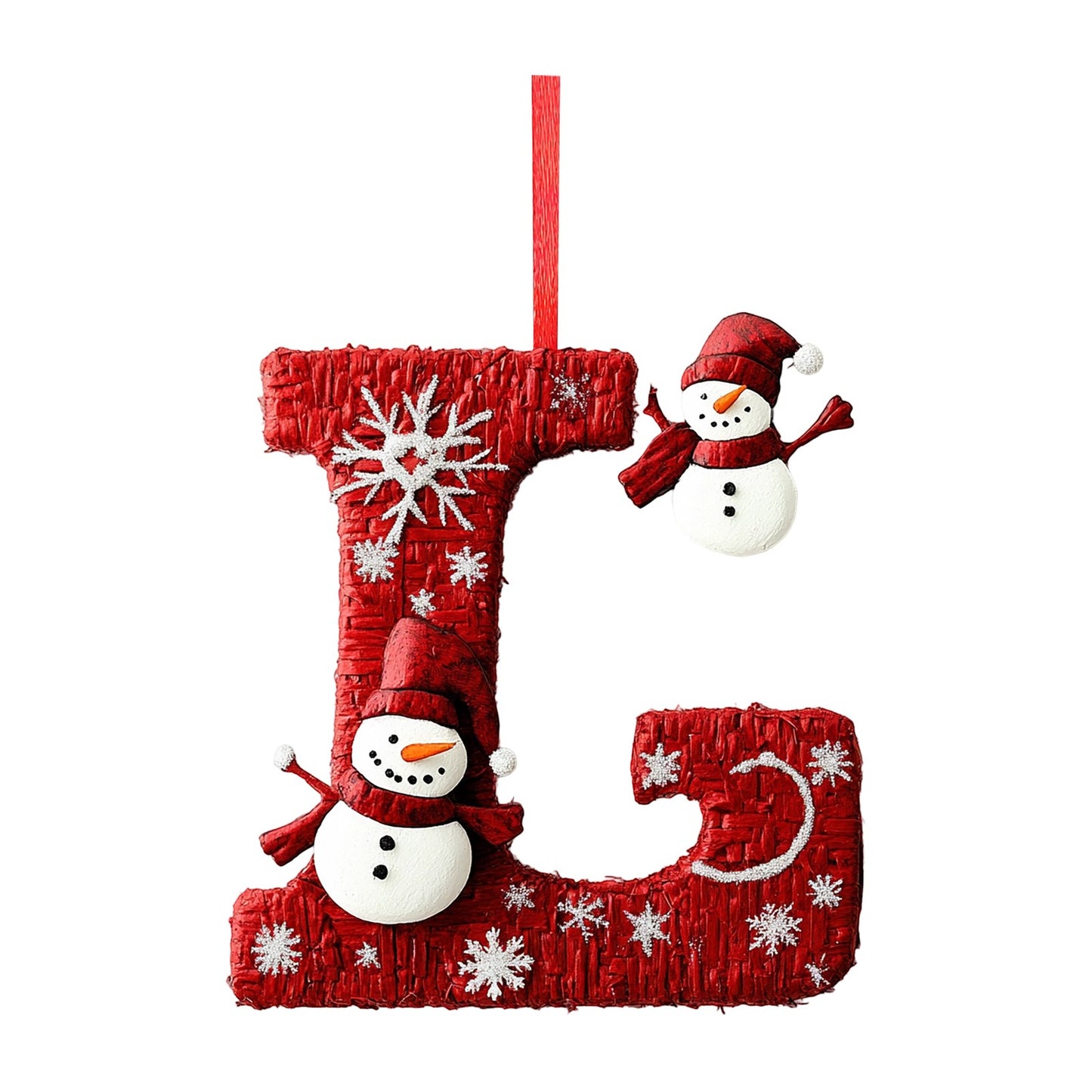 26 Letter Christmas Tree Hanging Personalized Christmas Letter Decoration Holiday Ornaments Christmas Tree Ornaments 2025