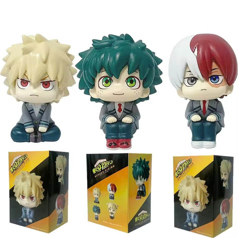 LookUp My Hero Academia Midoriya Izuku Boneco de Anime Boku no Hero Academia Bakugo Katsuki/Todoroki Shoto Bonecos de Ação Brinquedos Presentes