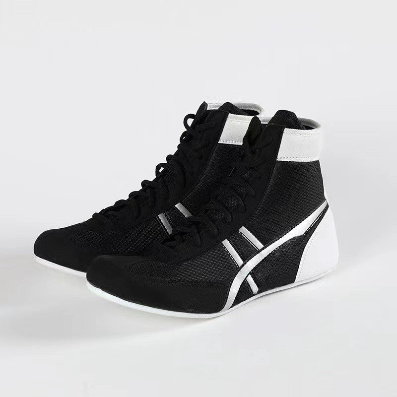 Weightlifting shoes boxing shoes breathable wear-resistant non-slip wrestling shoes fighting sports shoes gym training shoes