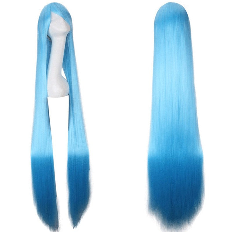 cosplay wig, ancient costume, men and women, long straight hair, anime, colored hair Synthetic fiber wig