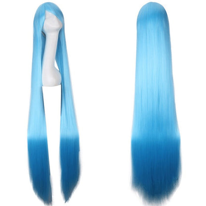 cosplay wig, ancient costume, men and women, long straight hair, anime, colored hair Synthetic fiber wig